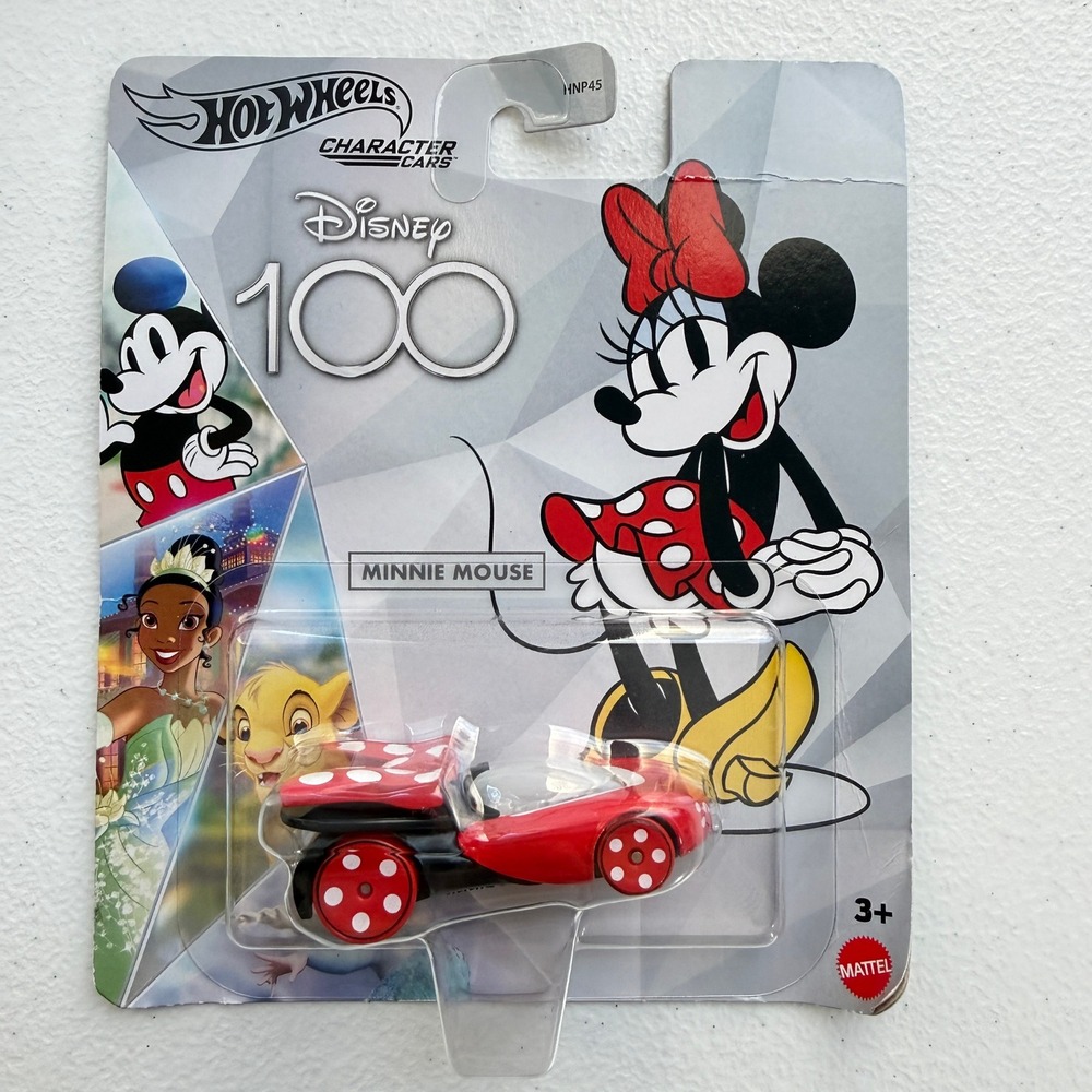New Disney 100 Hot‎ Wheels Minnie Mouse Character Car